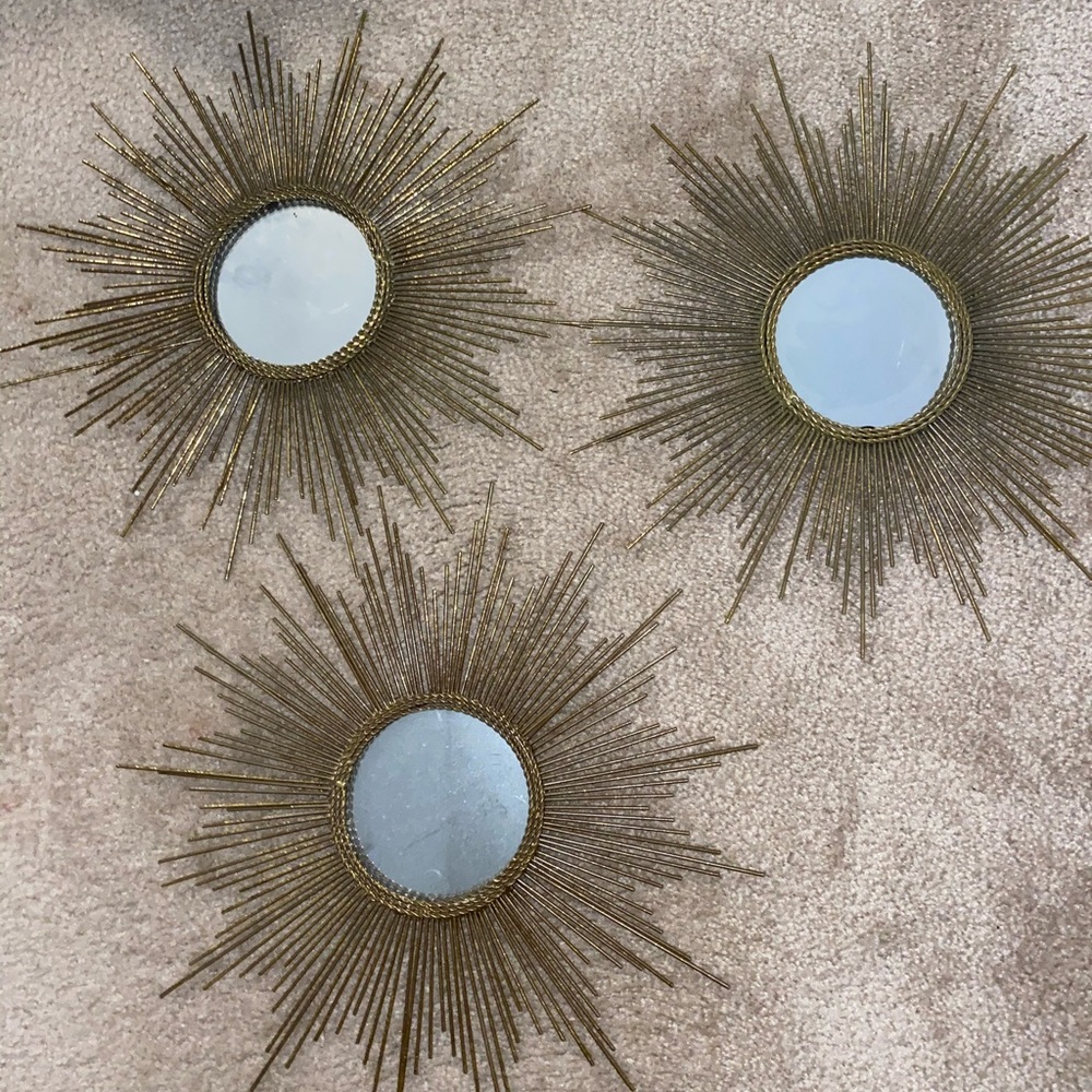 Gold Star wall mirrors